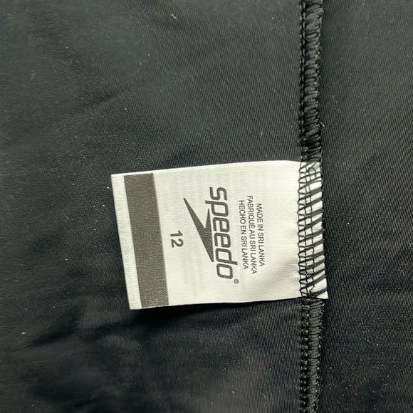 Speedo color block one piece bathing suit size 12 - Picture 5 of 6